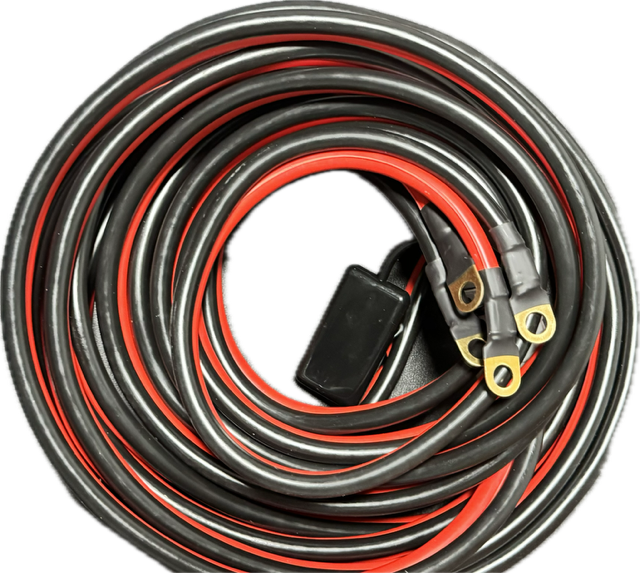 High Quality 30 FT - 4 Gauge Cable with Quick Connect Ends - Tireflate